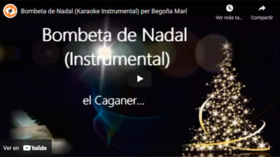 Kareoke Vídeo Bombeta de Nadal Instrumental